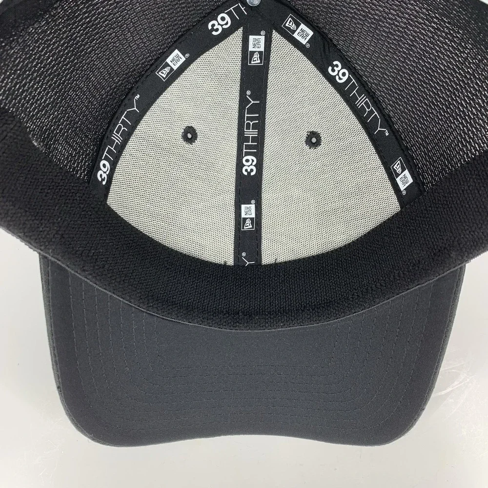 Kansas State Hat New Era 39THIRTY Large / XLarge Stretch Black Camo Baseball Cap